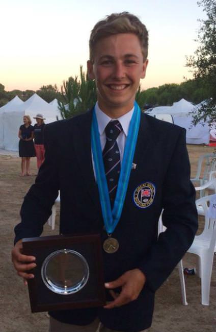 Ben’s feeling top of the junior clay pigeon world